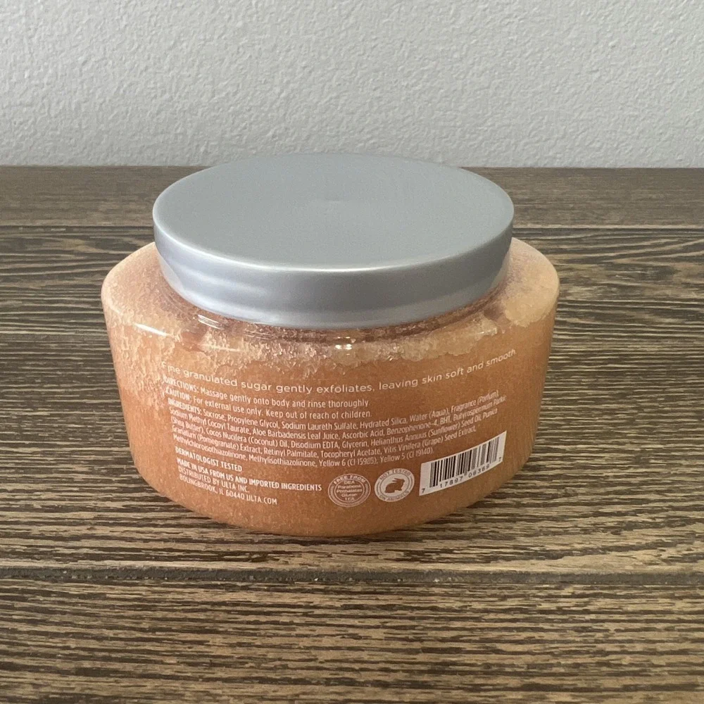 Ulta Beauty Sugared Vanilla Exfoliating Body Scrub Shae Butter‎ Aloe Vitamin A